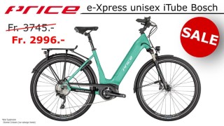 e-Bikes Citybike PRICE e-Xpress unisex iTube Bosch