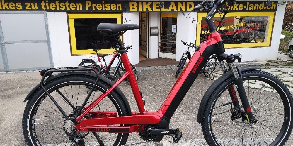 E-Bike kaufen: BULLS KETTLER Quadriga Town & Country Comp Wave rot Neu