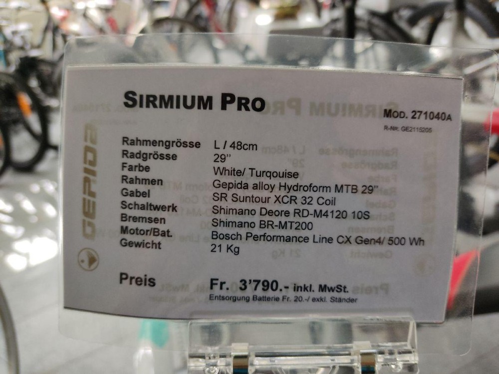 E-Bike kaufen: GEPIDA Sirmium Pro Neu