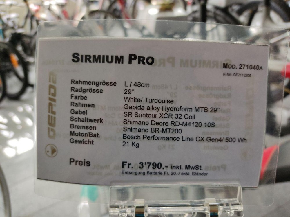 E-Bike kaufen: GEPIDA Sirmium Pro Neu