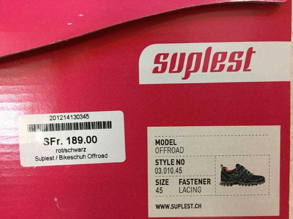 Velozubehör kaufen: Chaussures SUPLEST Offraod Suptraction Nouveau