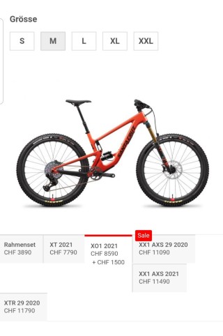  Mountainbike kaufen: SANTA CRUZ Hightower Occasion