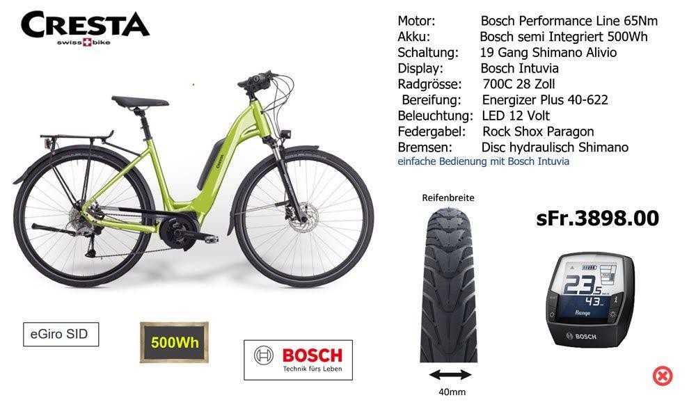 E-Bike kaufen: CRESTA eGiro Neu
