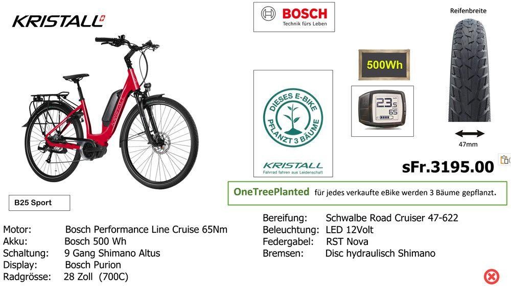 E-Bike kaufen: KRISTALL B-25 Neu