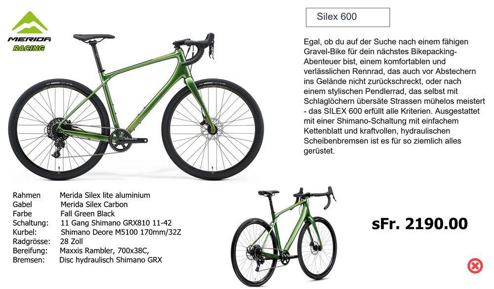 Cyclocross kaufen: MERIDA Silex 6000 Neu