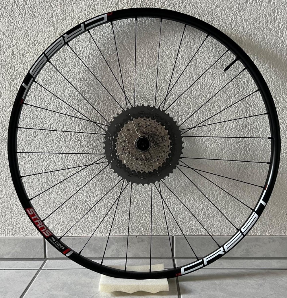 Fahrradteile kaufen: Laufräder _KEINE MARKE Laufradsatz NOTUBES ZTR Crest MK3 Aluminium Occasion