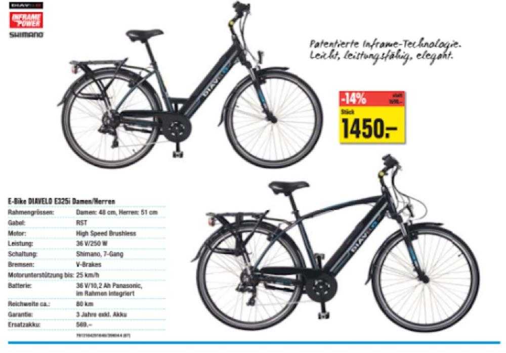 E-Bike kaufen: E-BIKE Diavelo E325i Occasion