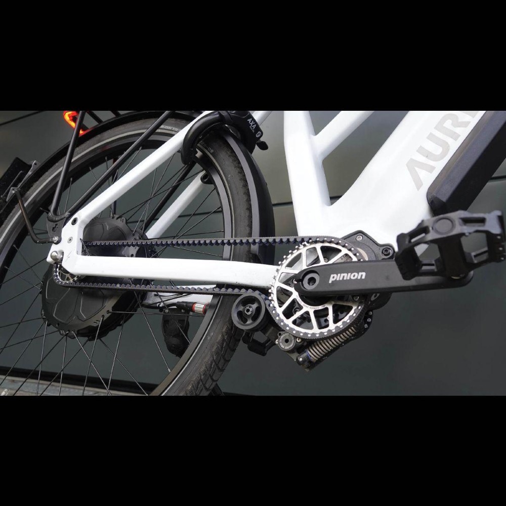 E-Bike kaufen: AARIOS AUREUSDRIVE PowerDrive Demo weiss Pinion Getriebe 45km/h Nouveau