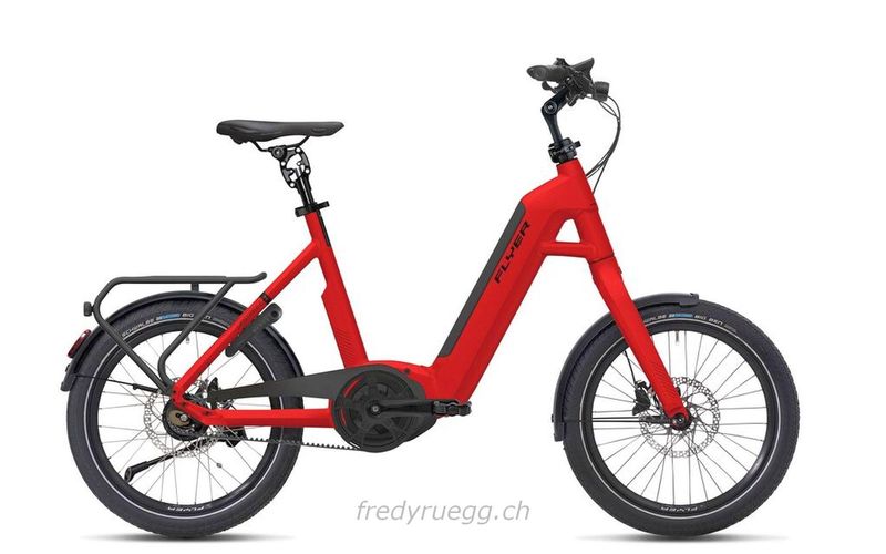 E-Bike kaufen: FLYER UPSTREET1 5.00 TIEF ROT Vorjahresmodell