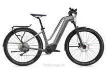 e-Bikes Mountainbike FLYER GOROC2 6.30 COMF HT M SILBER SCHWARZ