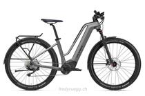 e-Bikes Mountainbike FLYER GOROC2 2.10 COMF HT S SILBER SCHWARZ