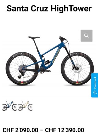  Mountainbike kaufen: SANTA CRUZ Hightower Alu S Neu