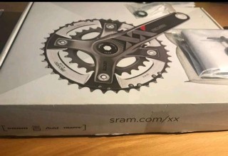 Fahrradteile kaufen: Kettenblätter/Kassetten/Führungen SRAM Carbon Kurbel Truvativ Occasion