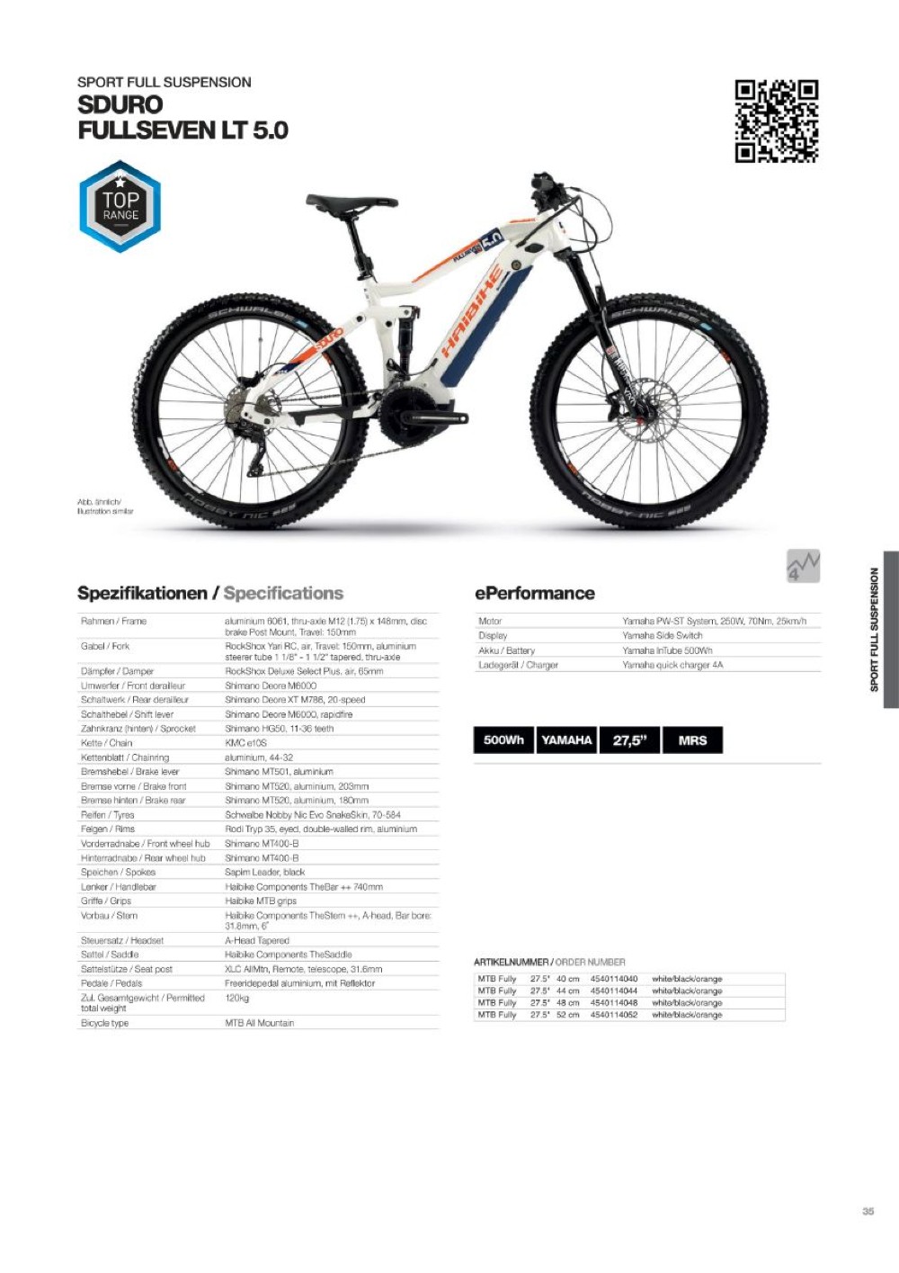 E-Bike kaufen: HAIBIKE HAIBIKE SDURO FullSeven LT 5.0 Occasion